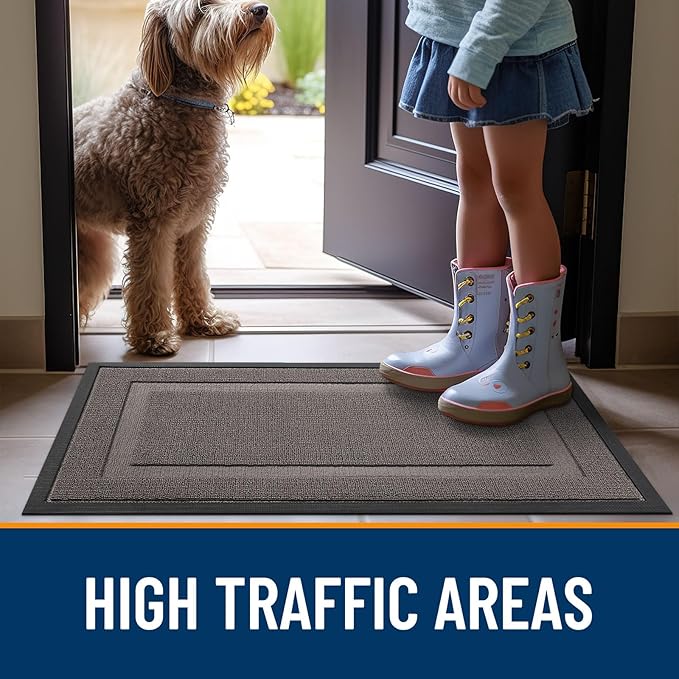 OLANLY Front Door Mat Indoor Outdoor Entrance, Waterproof All-Season, - Image 7