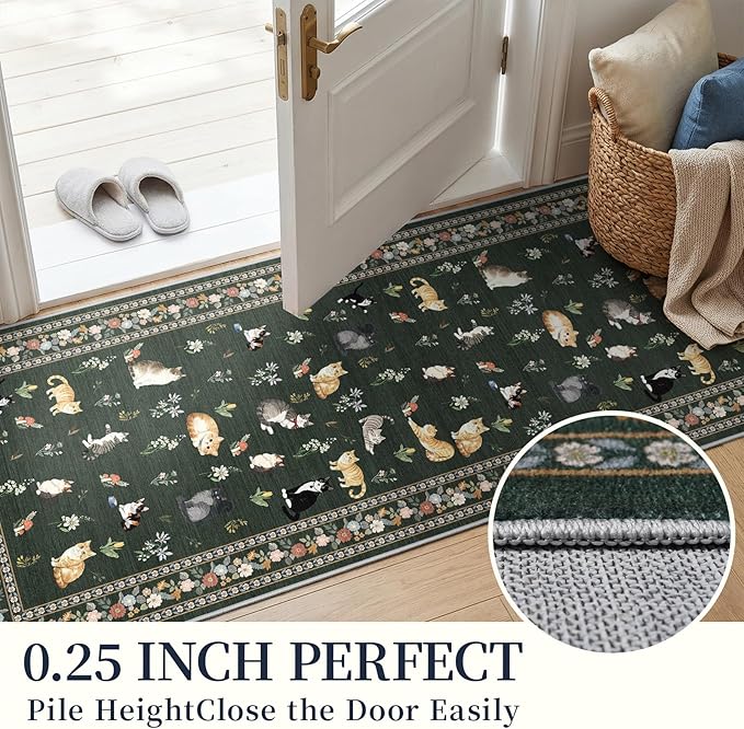 2x5 Washable Kitchen Runner Rug - Image 6