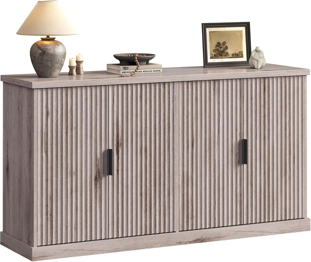 VASAGLE MAXE Collection - Buffet Cabinet, Console Cabinet, Sideboard with Adj...