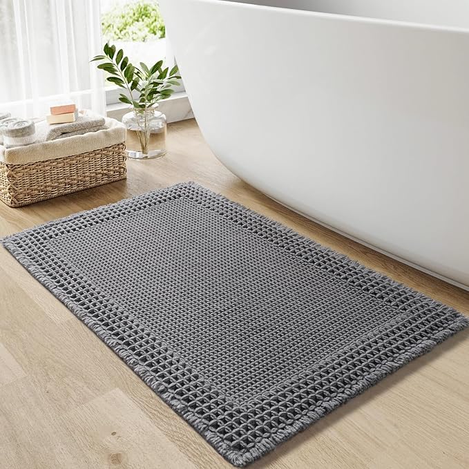 RESARE Waffle Bath Mat by Resare