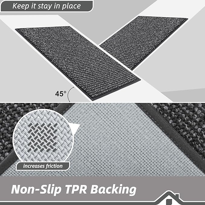 BEQHAUSE Kitchen Runner Rugs 20"x48", Non-Slip Kitchen Mats - Image 4