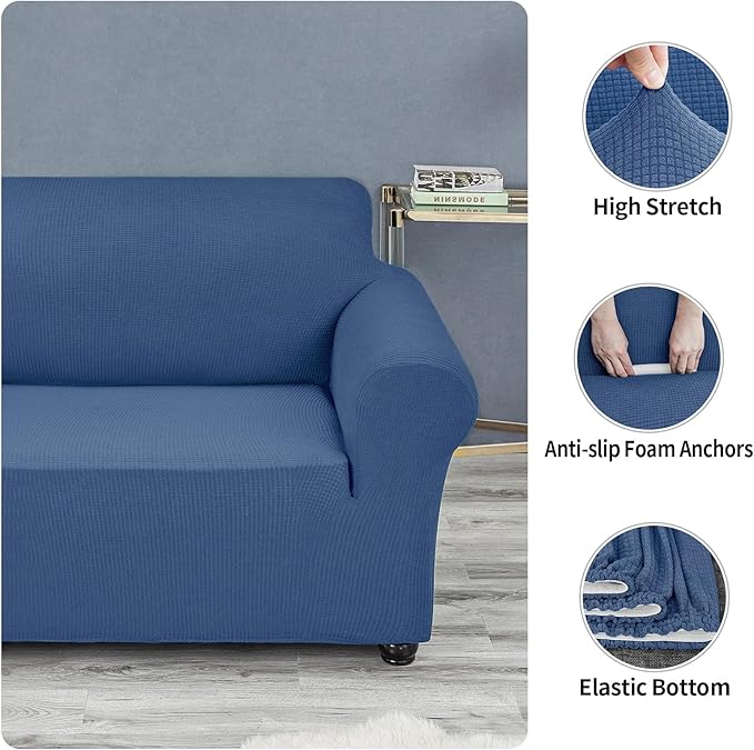 Joccun Stretch Loveseat Couch Cover, Water Repellent Sofa Slipcover - Image 5
