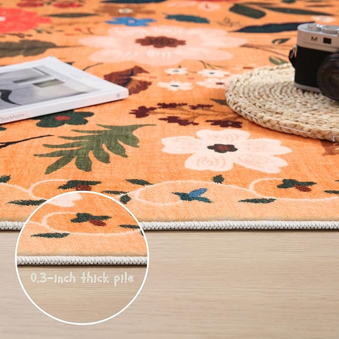 Rugcomf Runner Rug for Kitchen Rug Non Slip 2'x 6' Washable Rugs - Image 7