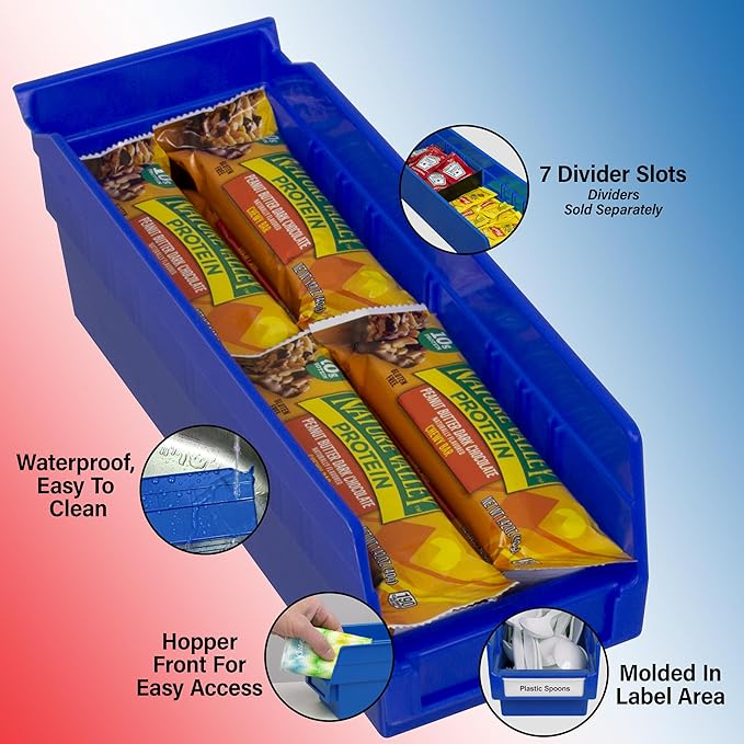 Akro-Mils 30120 Plastic Shelf Bins, Heavy Duty Storage Bins - Image 3