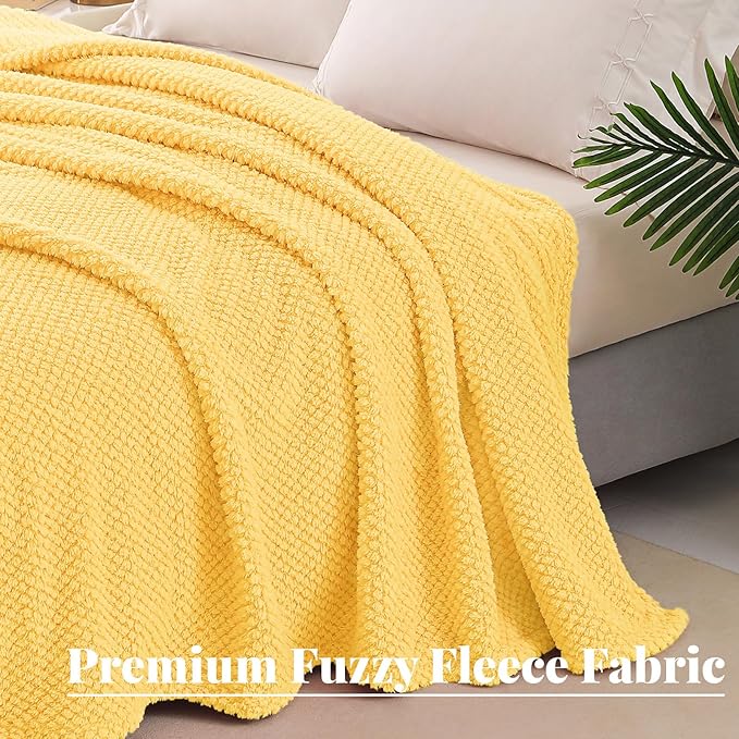 Whale Flotilla King Size Fuzzy Fleece Blanket - Image 5