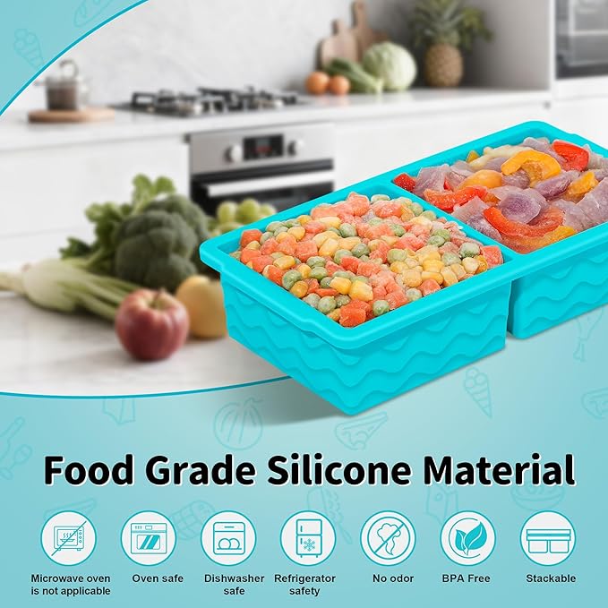 3-Pack Silicone Freezer Trays - Image 2