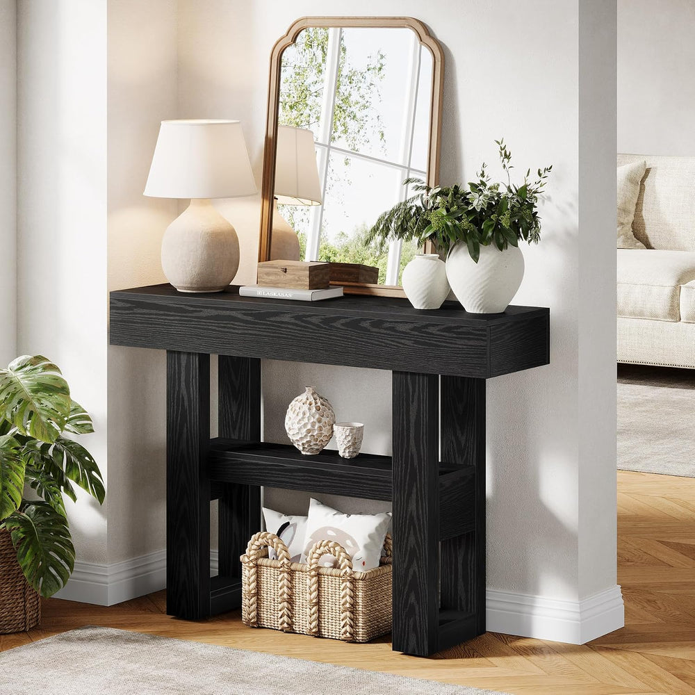Tribesigns 41.34" Modern Console Table, Sofa Table Behind The Couch | 2-...