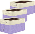 BALEINE 3 Pack Fabric Closet Storage Bins by BALEINE