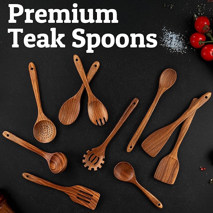 PriorityChef Premium Wooden Ladle - Image 7
