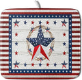 Giwawa Patriotic Stars Dish Drying Mat 4th of July America Star Wreath Dish by Giwawa