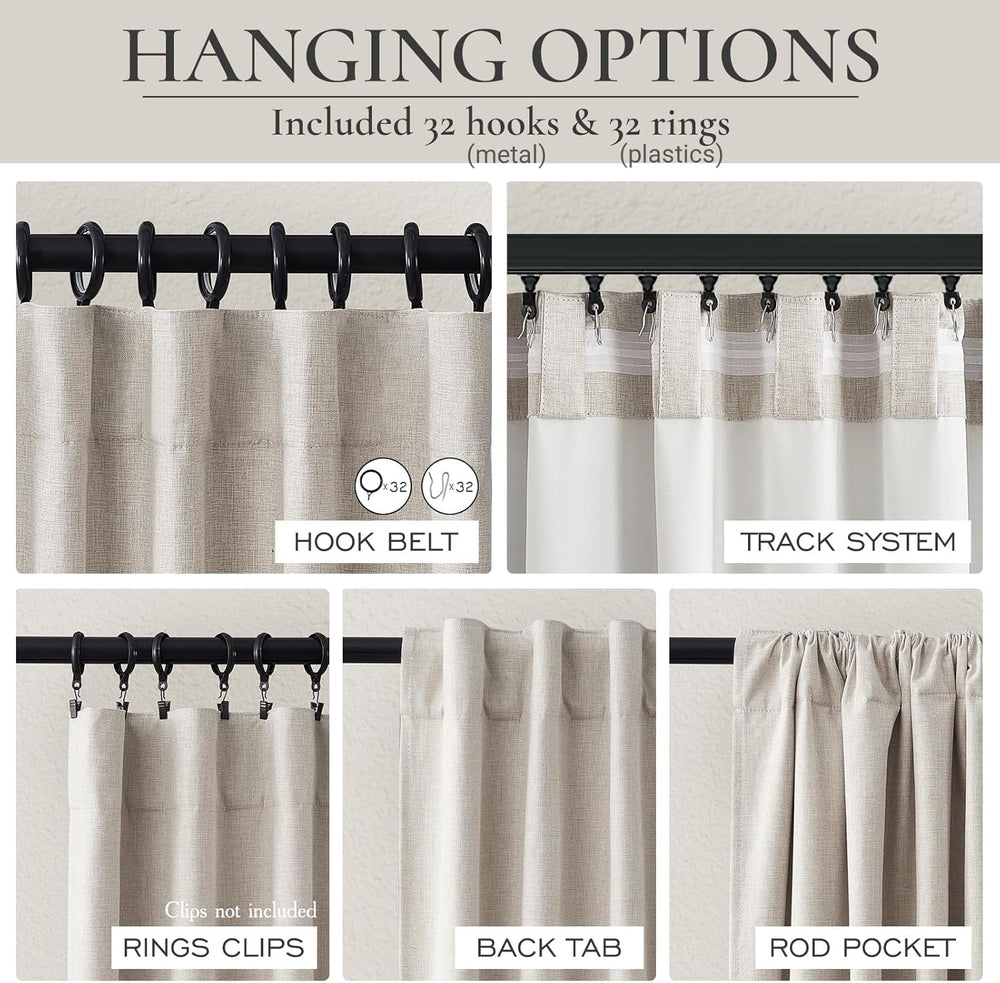 drapes 96 inches long 2 panels blackout curtains 100 percent light blocking
