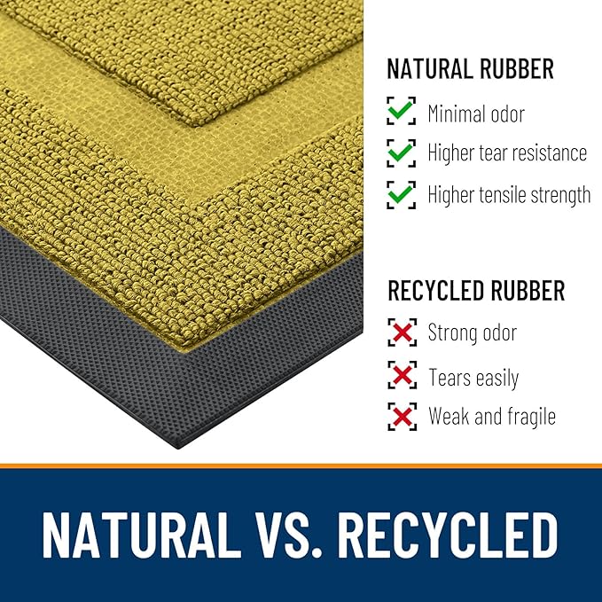 OLANLY Front Door Mat Indoor Outdoor Entrance, Waterproof All-Season, - Image 4