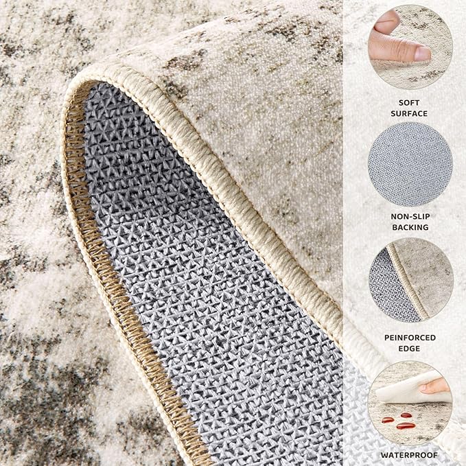 UERMEI 10x14 Area Rug Living Room Rugs - Image 8