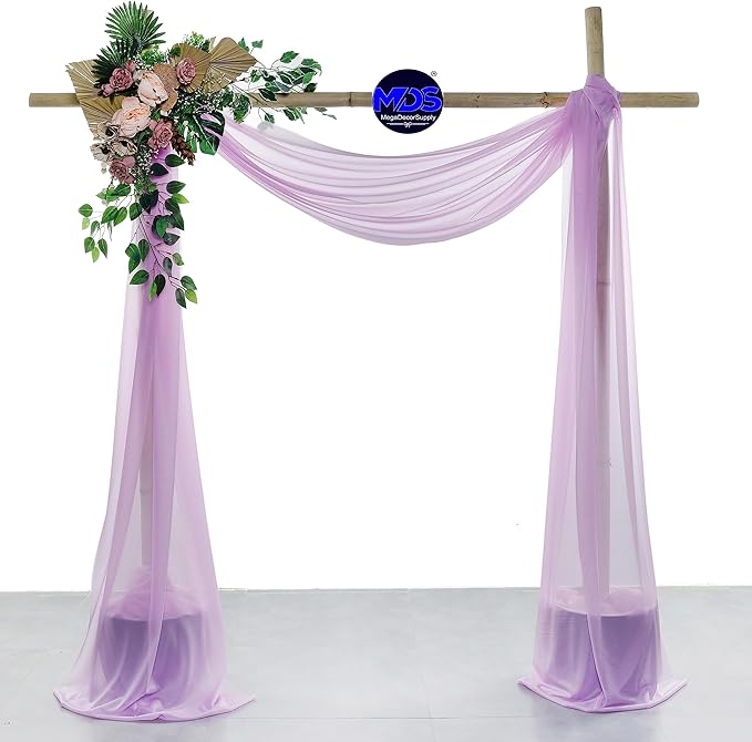 MDS Halloween Chiffon Draping Fabric - 2 Panel, 30" Wide x 100ft Long - ...