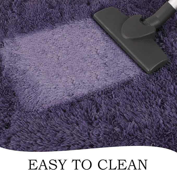 Chicrug Soft Runner Rug for Bedroom Living Room Plush Fluffy Rug 2x6 Feet - Image 7