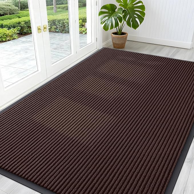 OLANLY Front Door Mat Indoor Outdoor Entrance, Waterproof Heavy Duty Doormat by OLANLY