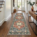 Yamaziot Washable Runner Rug, 2x8 Non-Slip Boho Vintage Hallway Rug Runner by Yamaziot