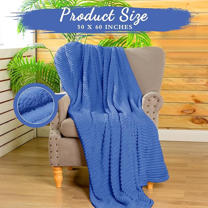 Buryeah 12 Pcs Flannel Throw Blanket Bulk 50 x 60 in Sleepover Blanket Outdoor - Image 2