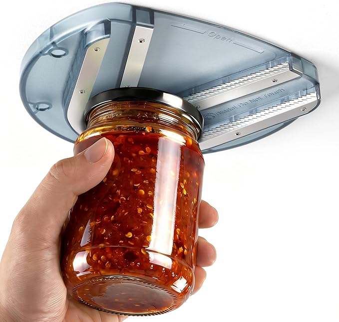 Mount-on Cabinet Jar Opener for Weak Hands, Seniors by YIORTWO