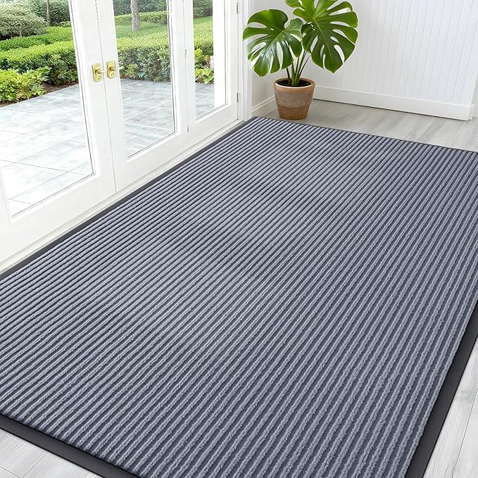 OLANLY Front Door Mat Indoor Outdoor Entrance, Waterproof Heavy Duty Doormat by OLANLY