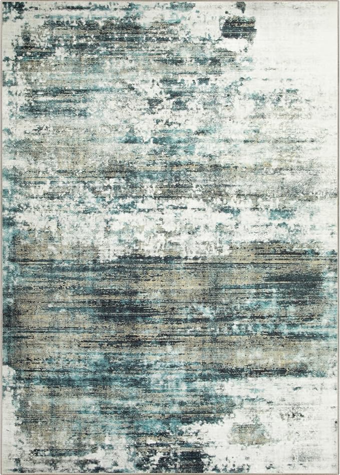 6x9 Area Rugs Washable Rug: Large Modern Abstract Living Room Rug Soft - Image 8