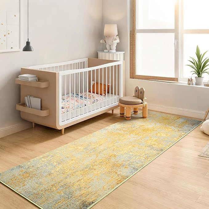 Runner Rug for Kitchen Hallways Runner Rug Non Slip 2'6''x8' Washable Long - Image 4
