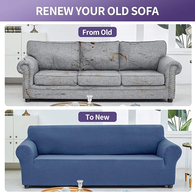 Joccun Stretch Loveseat Couch Cover, Water Repellent Sofa Slipcover - Image 6