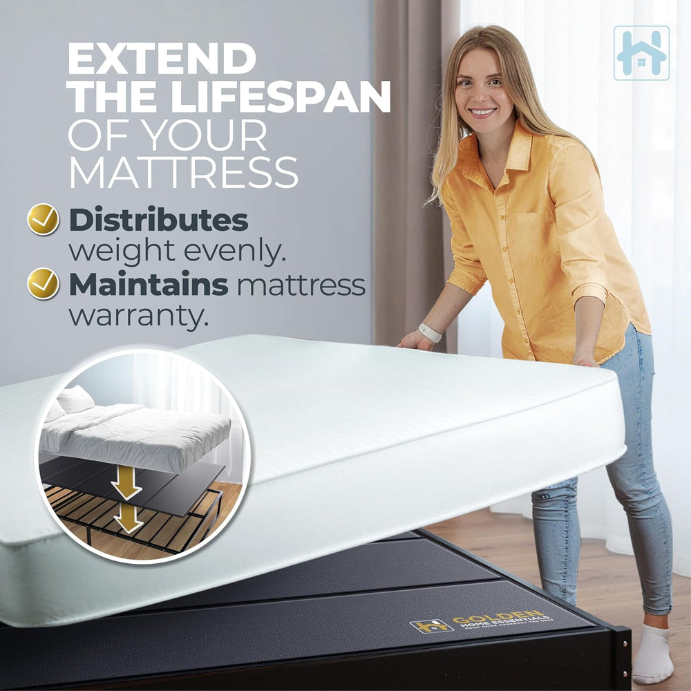 Heavy Duty Bunkie Board Queen Size 58x80, Low Profile Anti-Sag Bed Support