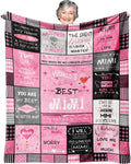 Mimi Gifts,Gifts for Mimi,Mimi Gifts from Granddaughter,Mimi Birthday Gifts,Grandma Gifts,Mimi Birthday Gifts from Grandchildren,Gifts for Mimi Birthday Blanket 50"x60"