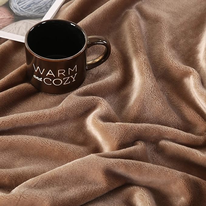 TASTHROW Large Flannel Fleece Throw Blanket, 50×70 Inch - Image 5