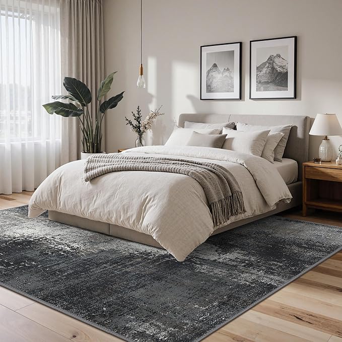 Area Rugs 8x10 for Living Room Bedroom, Modern Abstract Machine Washable Rug - Image 3