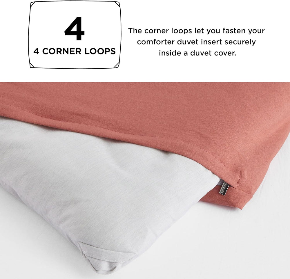Bedsure Gray White Super King Comforter Set, Cationic Dyed Bed Set 3 Pcs