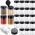 Blushtier 24 Pack 1 oz Plastic Spice Jars by Blushtier