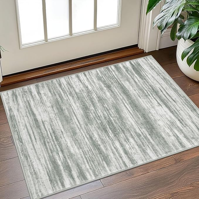 KOZYFLY Small Area Rug 2x3 Rug Entryway Rugs Modern Abstract Indoor Non-Slip - Image 7