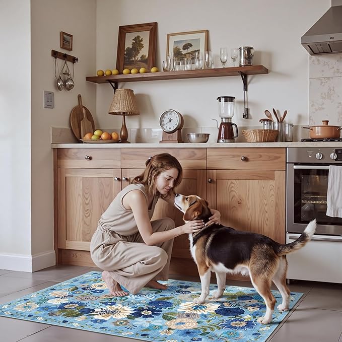 2x5 Entryway Runner Rugs, Non Slip Washable Rugs - Image 3