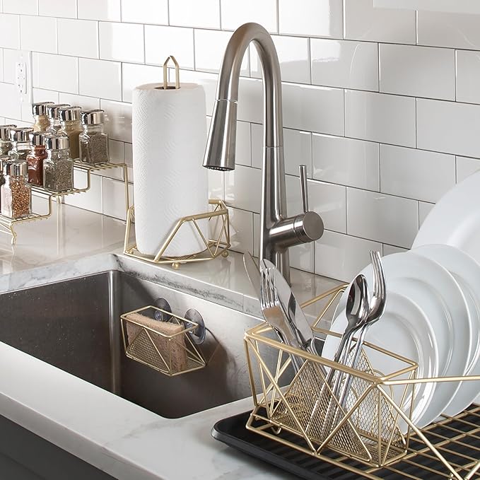 Kitchen Details Geode Paper Towel Holder | Countertop | Free Standing | Holds 1 - Image 5
