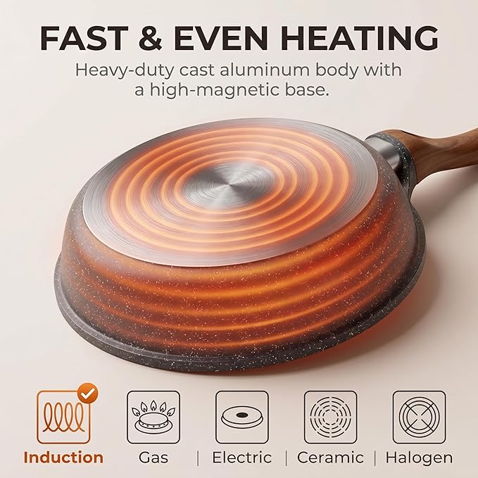 YASHE 10 Inch Nonstick Saute Pan - Image 4