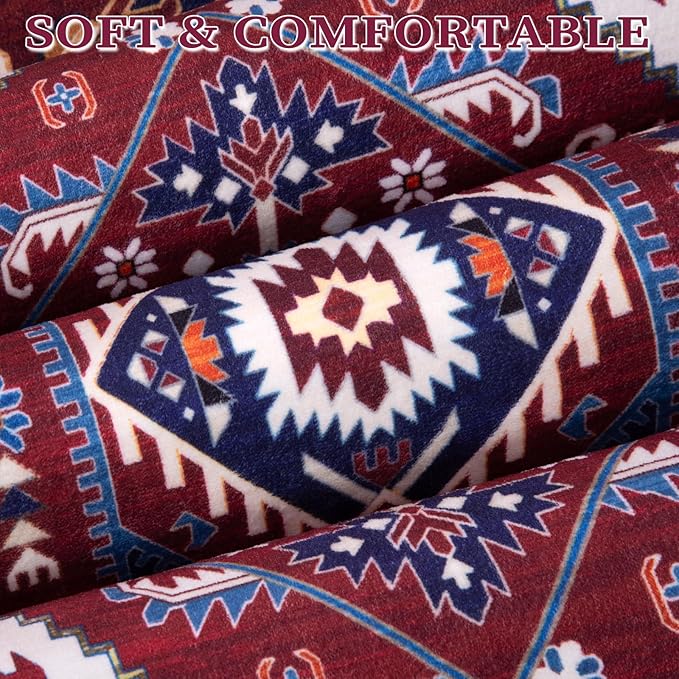 SERISSA Boho Rugs for Entryway, 2x3 Washable Non-Slip Rug Small Area Rug - Image 6