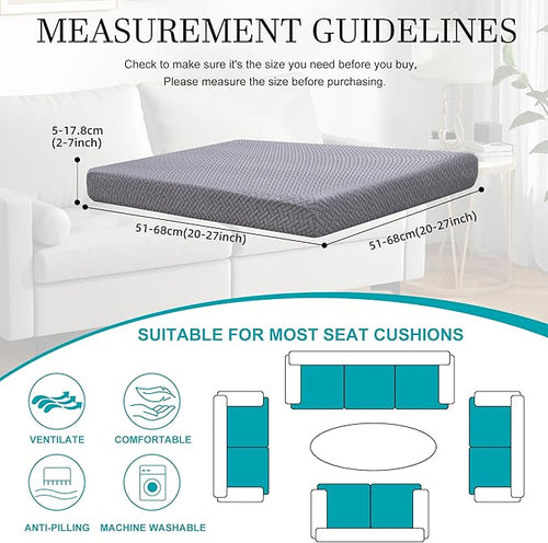 14Pcs Stretch Patio Cushion Covers, Outdoor Couch Covers Replacement, Outdoor - Image 2