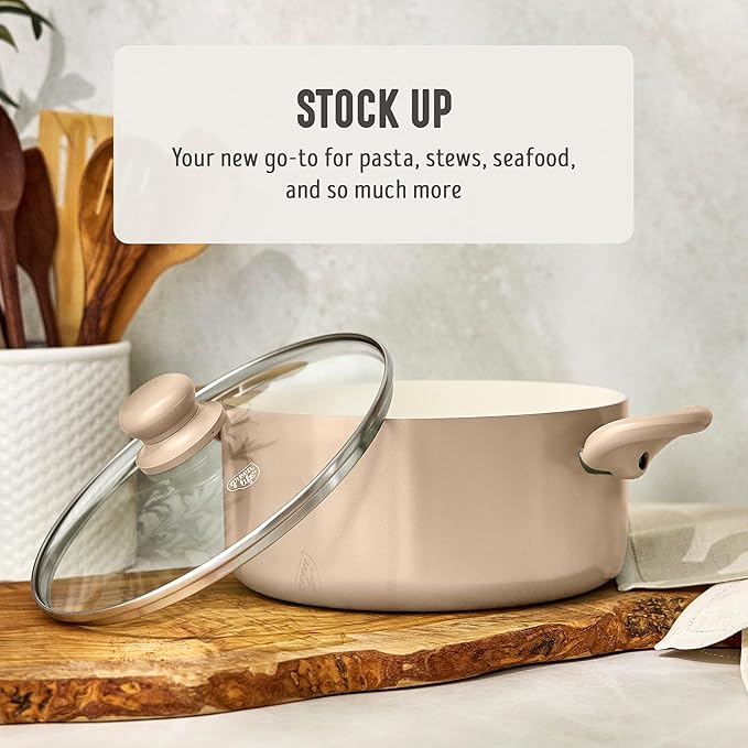 GreenLife 5 Quart Nonstick Stock Pot