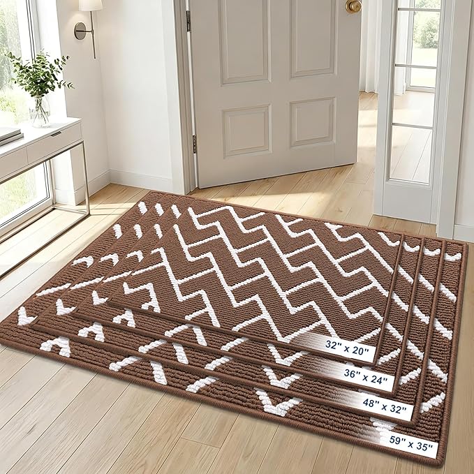 OLANLY Front Door Mat, Non-Slip Rubber Backing, Dirt Resistant and Absorbent - Image 9