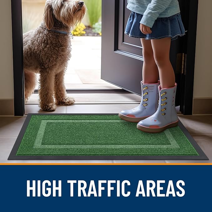 OLANLY Front Door Mat Indoor Outdoor Entrance, Waterproof All-Season, - Image 7