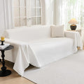 MYSKY HOME Couch Covers for Pets Thick Chenille White Cream Sofa Slipcover by MYSKYHOME