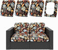 hyha 4Pcs Patio Cushion Covers, Stretch Outdoor Couch Cushion Covers Replacement by hyha