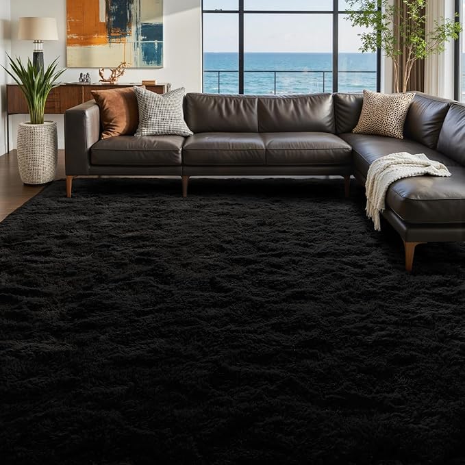 10x14 Ft Extra Large Shag Rugs for Living Room, Ultra Soft Fluffy Furry Area - Image 3