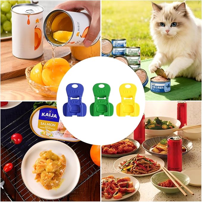 Hand Soda Can Opener, Drink Can Protector Cap, Can Tab Openers & Leak-Proof - Image 6