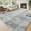 Area Rugs 10x14 Living Room, Shaggy Carpet Soft Plush Furry Bedside Rug Large by Junhejiamei