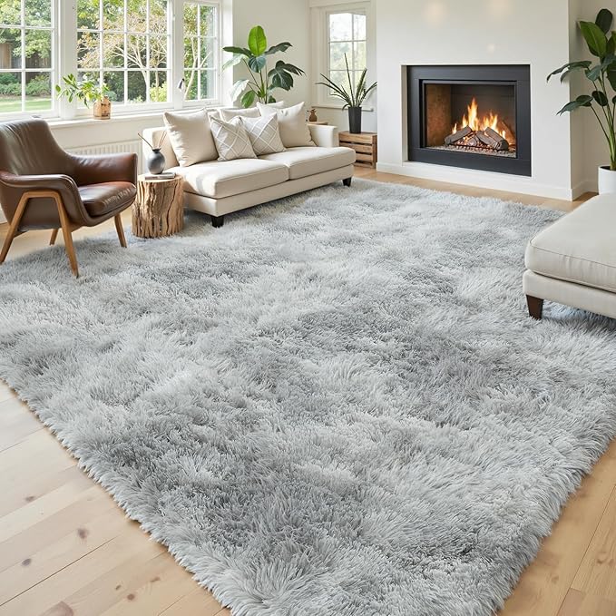 Rugs for Living Room 6x9, Alfombras para Salas Shag Large Plush Soft Area Rug - Image 2