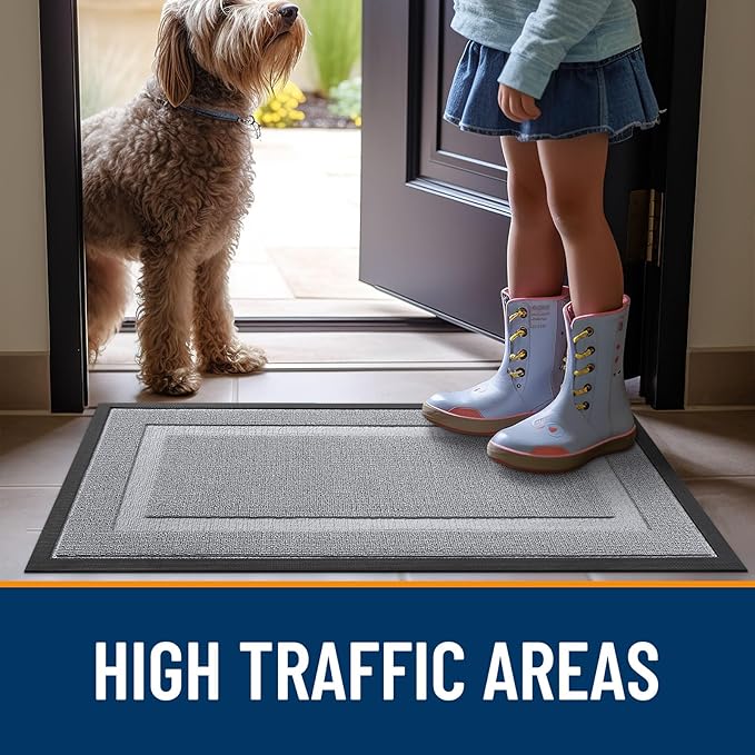OLANLY Front Door Mat Indoor Outdoor Entrance, Waterproof All-Season, - Image 7