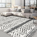 Nakagishi Area Rug Living Room Rugs: 6X9 Machine Washable Boho Large Neutral by NakagishiAreaRug